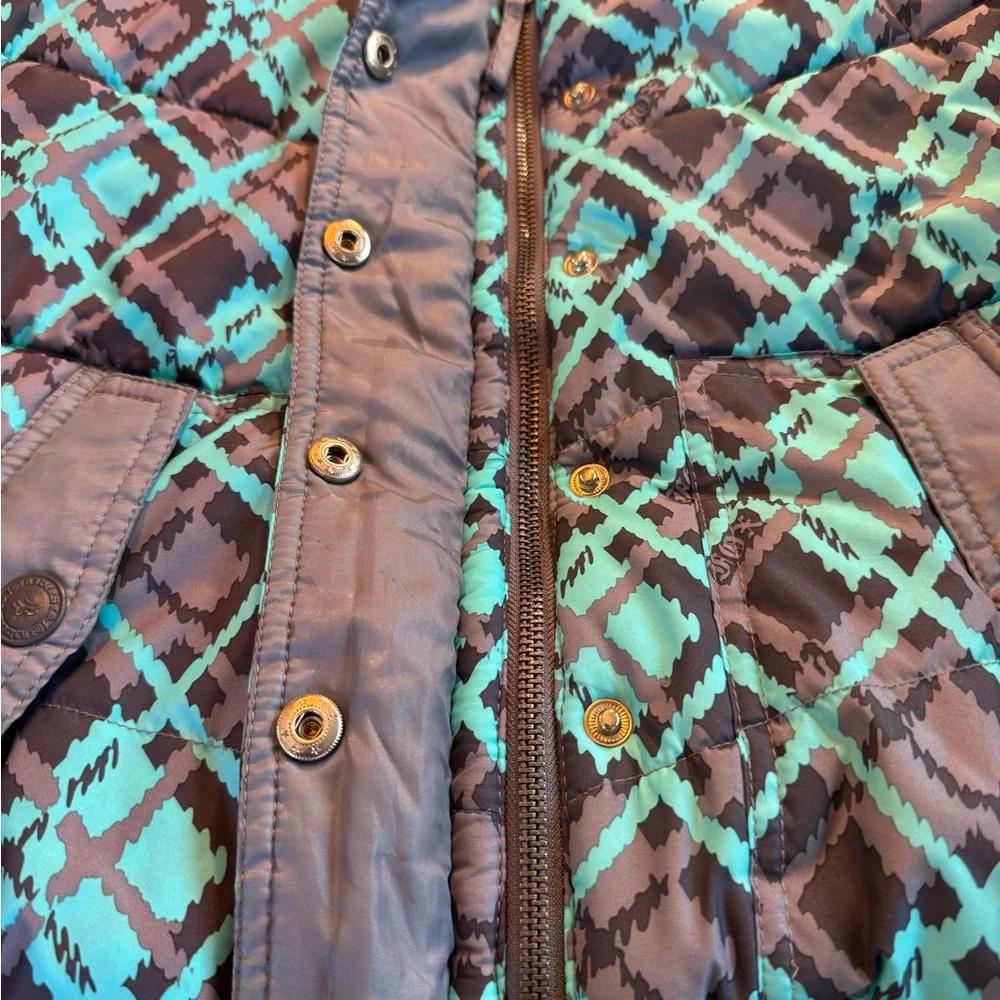 Fox Racing‎ Girls Coat Turquoise, Gray And Black Size Medium